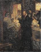 Adolph von Menzel Im Opernhaus oil painting artist